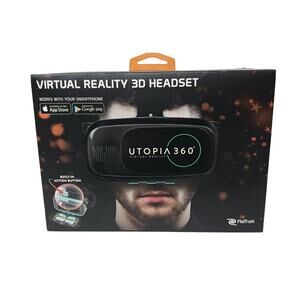 ReTrak Utopia 360 Virtual Reality 3D VR Headset for Smartphone iOS Android